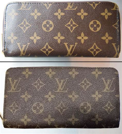 louis vuitton long wallet real vs fake